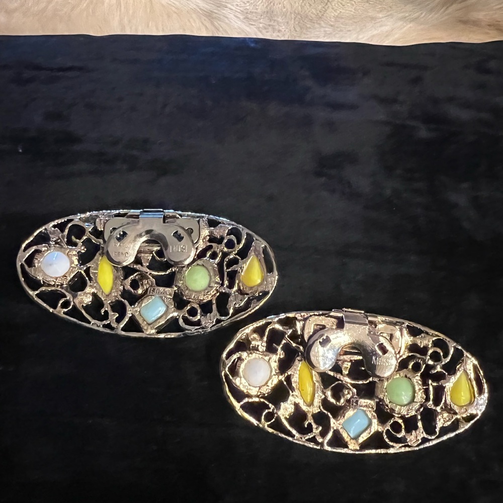 Vintage MUSI Shoe Clips - Picture 2 of 6